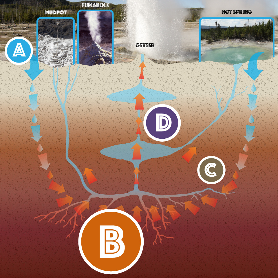 Hydrothermal Features - Yellowstone National Park (U.S. National Park ...