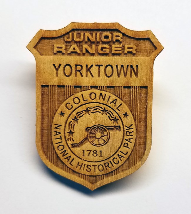junior ranger badge wood