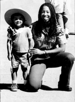AIthea Roberson and a young ranger