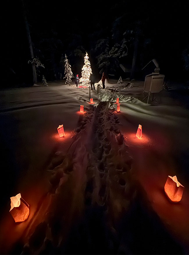 Christmas Eve in Tuolumne Meadows on December 24, 2024.