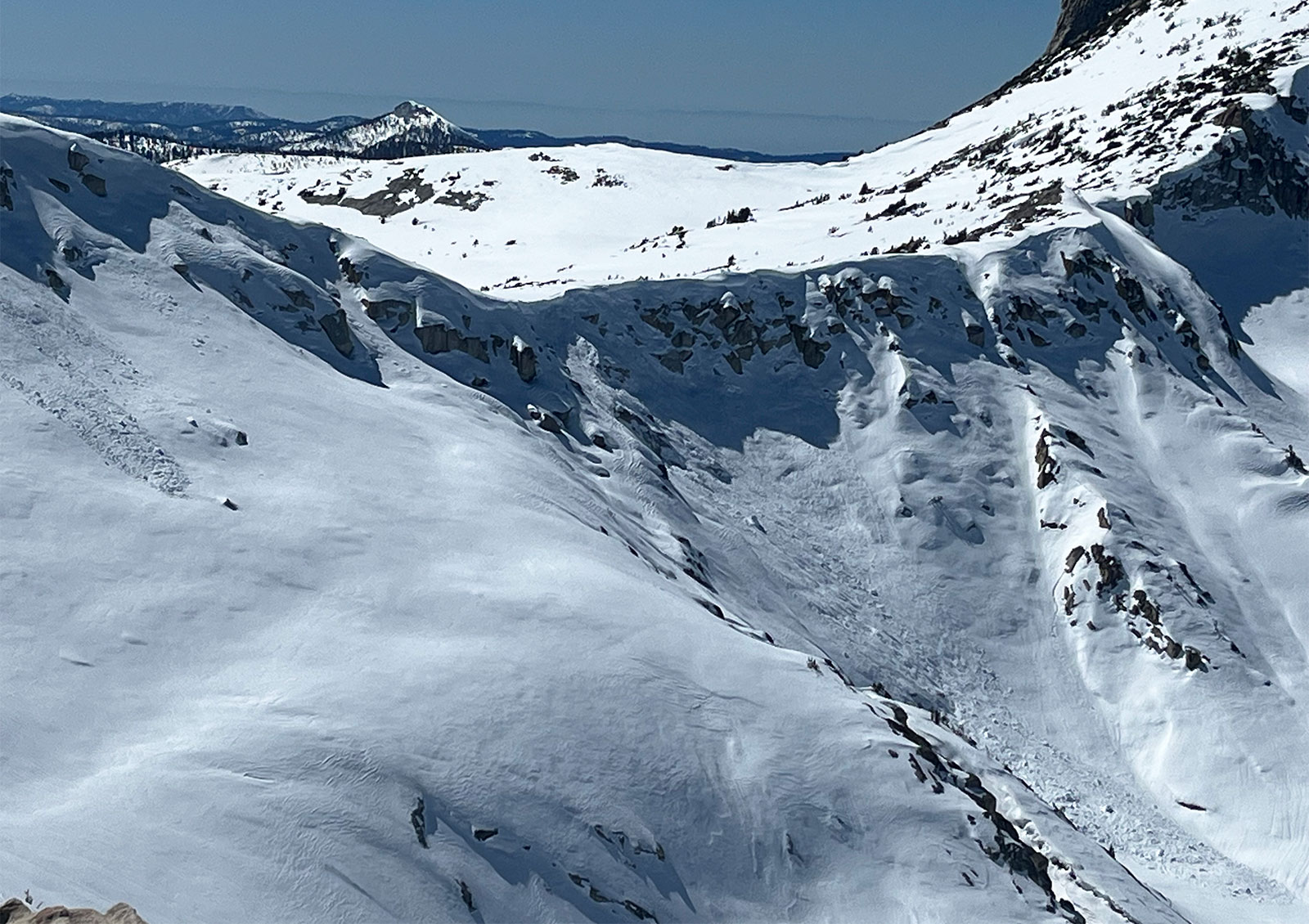 Cornice triggered avalanche on March 9, 2026.