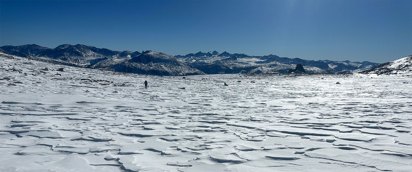Looking south towards Lyell Canyon on January 17, 2025.