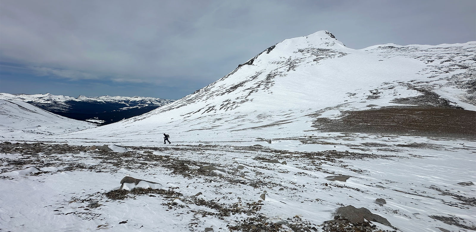 Mt. Dana from Dana Saddle on March 10, 2025.