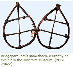 Mono Lake Paiute snowshoes dating back to the late 19th century