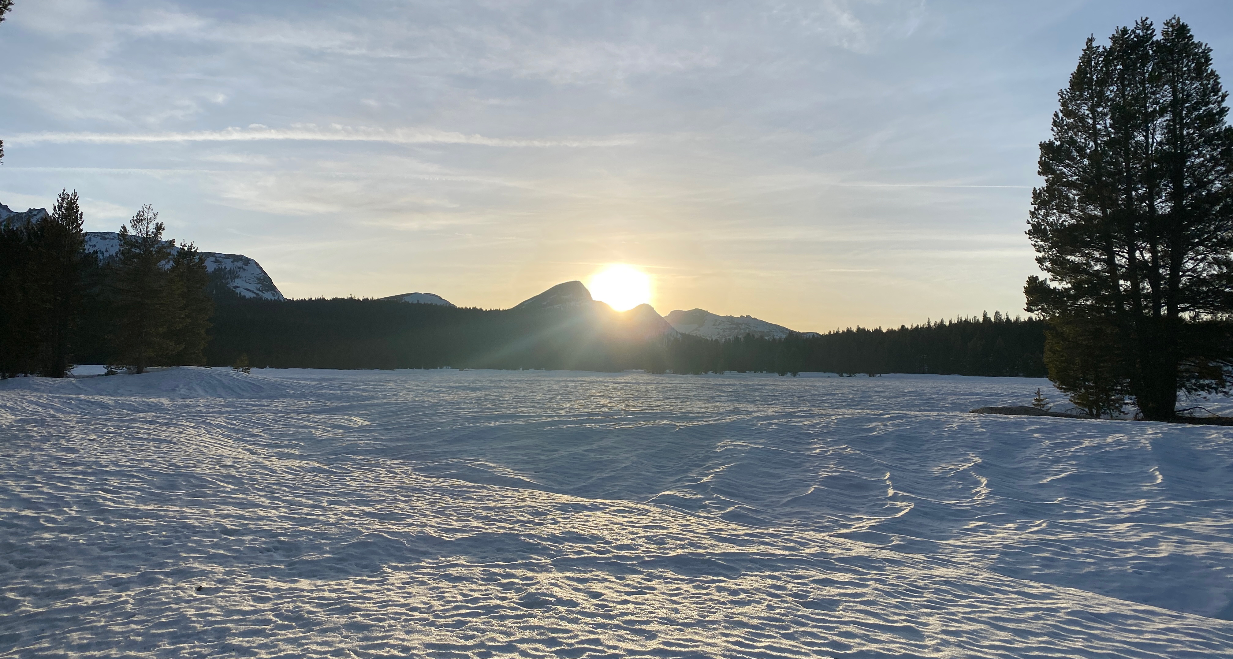 Sunset over Lembert, March 15, 2026