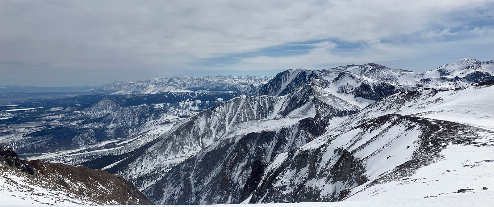 The eastern Sierra Nevada on March 10, 2025.