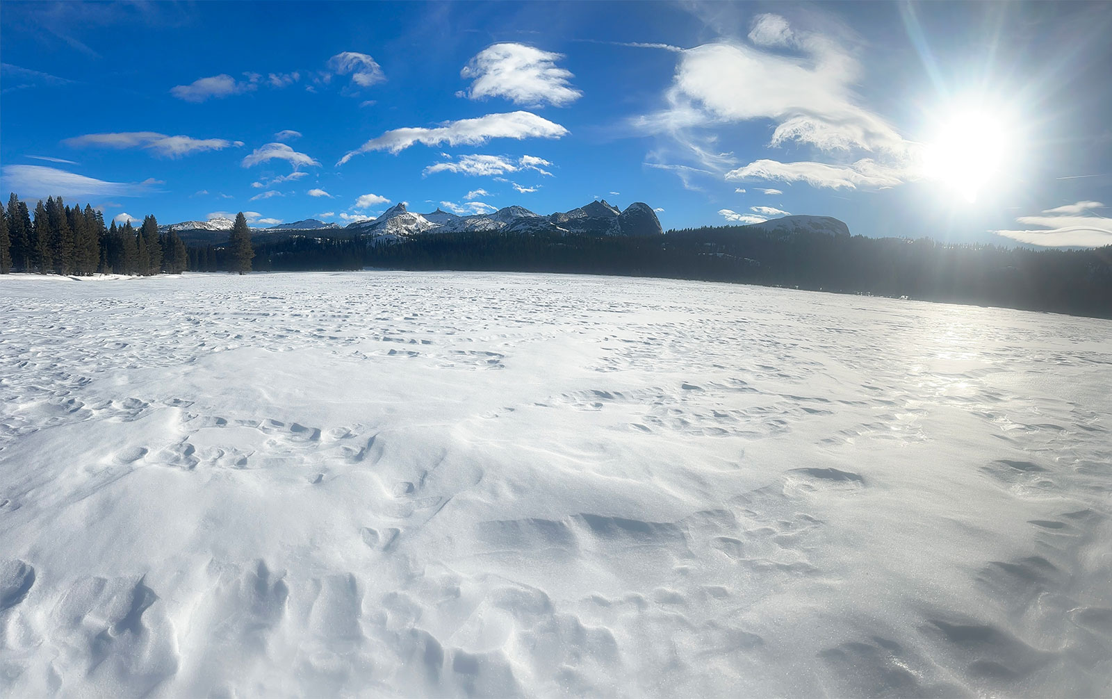 There's no place like Dome,-Tuolumne Meadows on January 10, 2025.