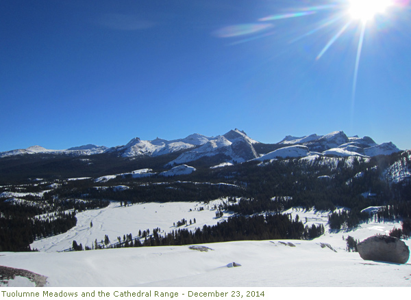 Tuolumne Meadows and the Cathedral Range - December 23, 2014
