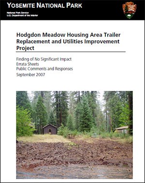 Cover of Hodgdon Meadow Trailer Replacement Plan