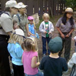 Ranger teaching students