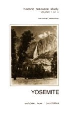 Cover of Historic Resource Study showing old photo of Yosemite Falls