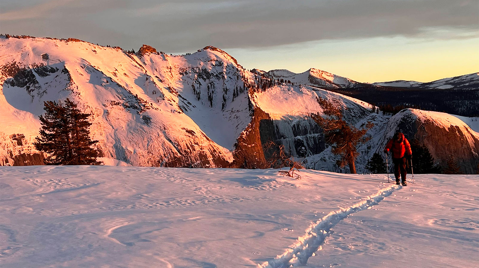 Mt. Watkins at sunset on January 11, 2022.