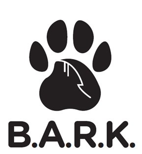 BARK Ranger logo with paw print