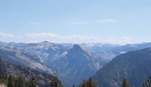 View of Half Dome from the top of El Capitan