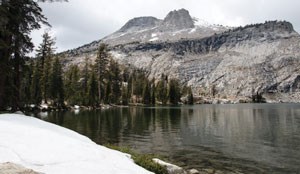 May Lake with Mt Hoffman in the background
