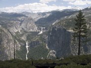 Vernal and Nevada Fall and high country south of Half Dome