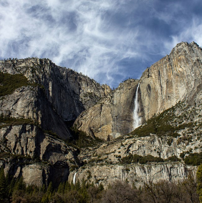 View of Yosemite Falls from Cook's Meadow