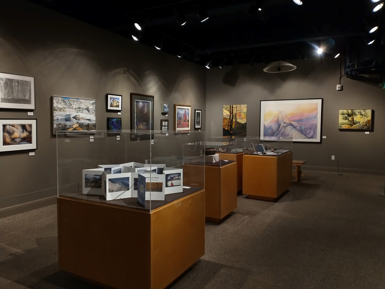 Art exhibit in the Yosemite Museum