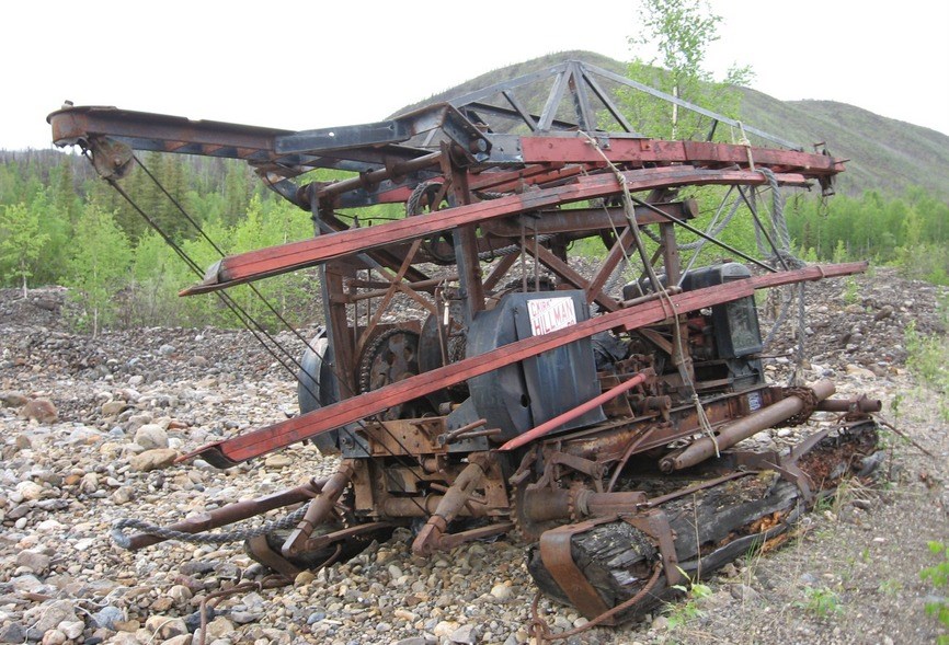 The Hillman "Prospector" drill rig at rest, Coal Creek, 2010.