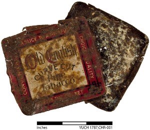 Historic tobacco tin