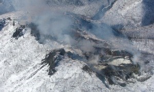 Aerial view of the Windfall Mountain Fire