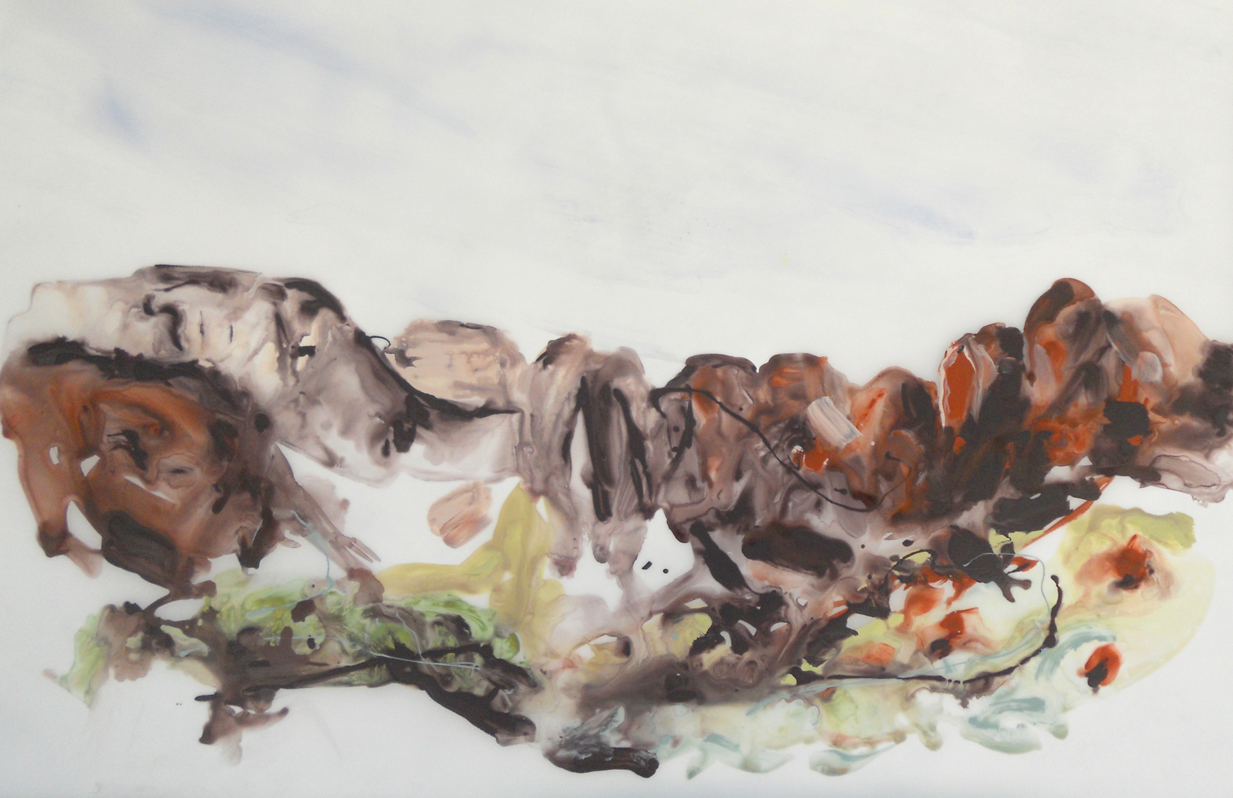 Painting of the temples and towers of Zion.