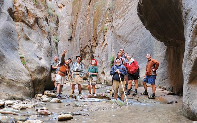 ZCFI course in The Narrows.