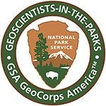Geologist In Park NPS logo